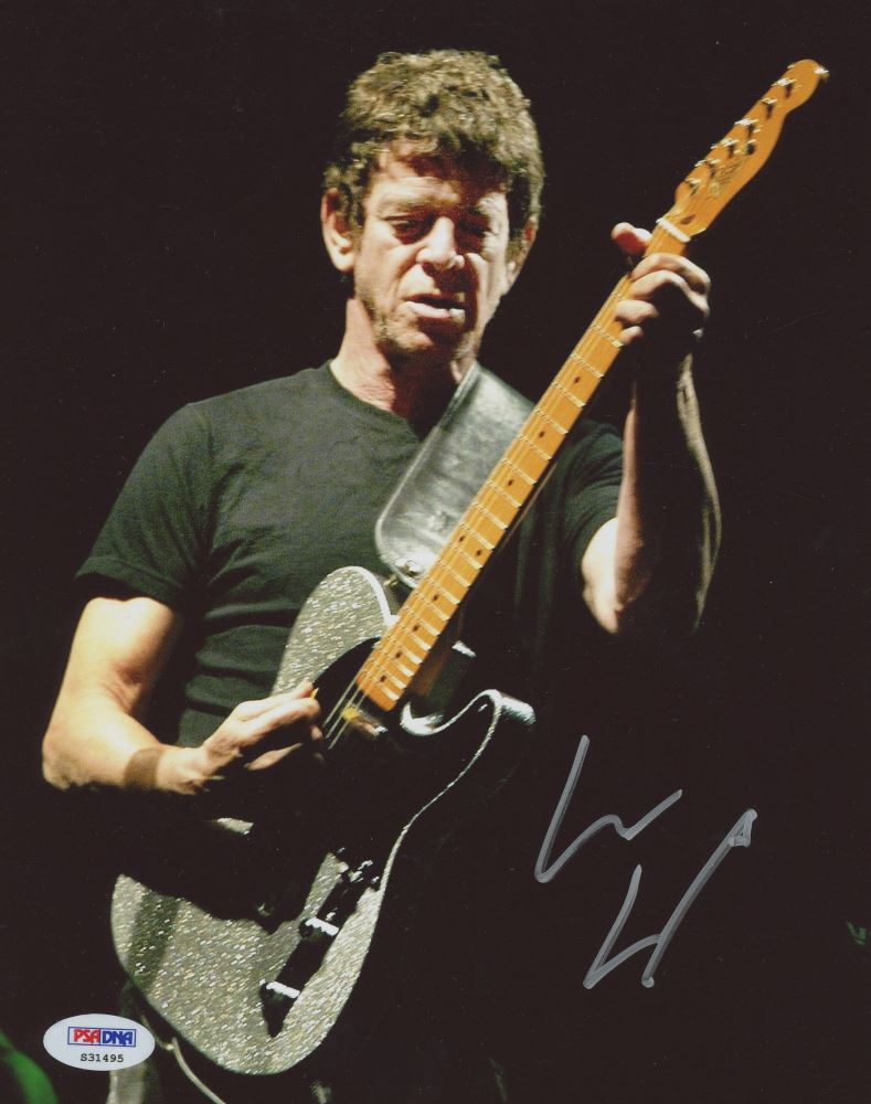 Lou Reed Signed 8x10 Photo (PSA COA)