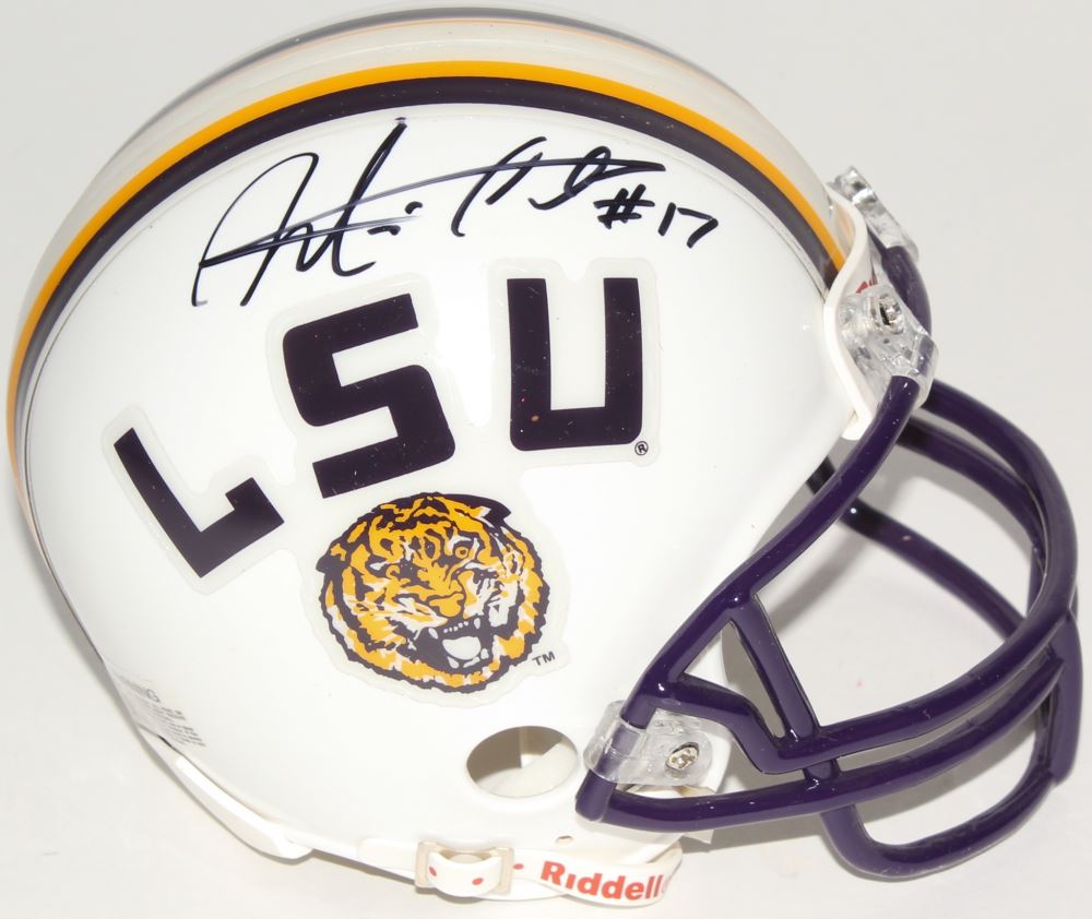 Morris Claiborne Signed LSU MiniHelmet (Radtke COA)