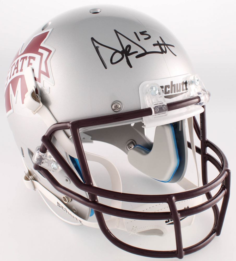 2015 Mississippi State Bulldogs Dak Prescott Custom Riddell Mini Helmet