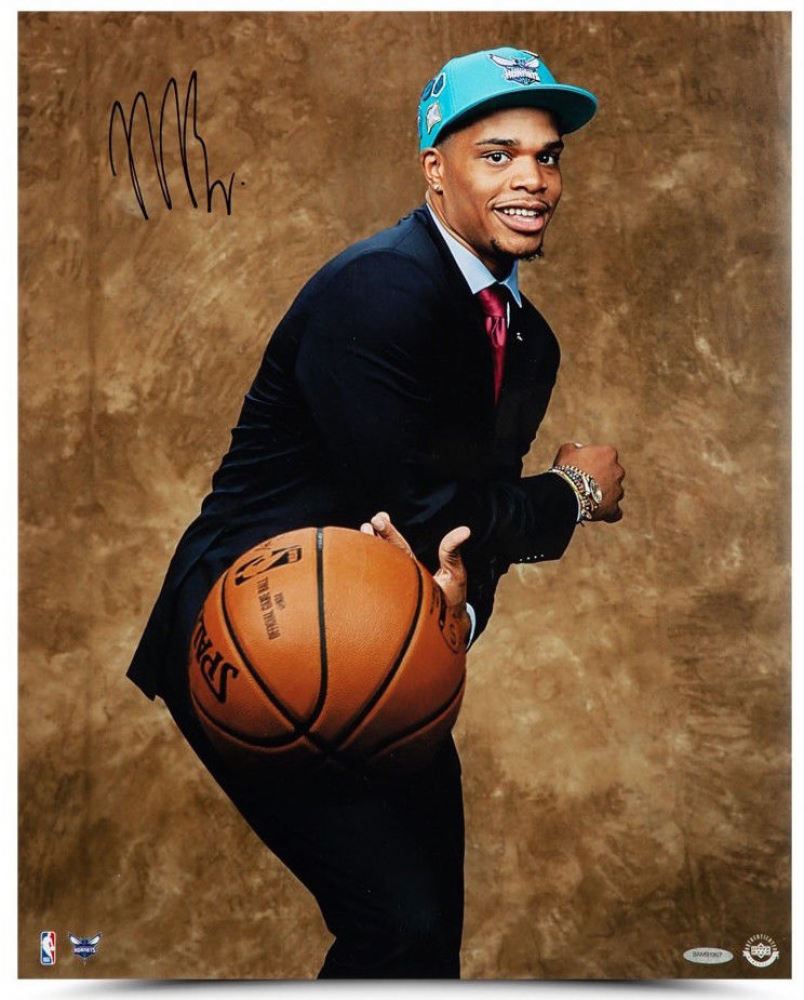Miles Bridges Signed Hornets "Top Pick" 16x20 Photo (UDA COA)
