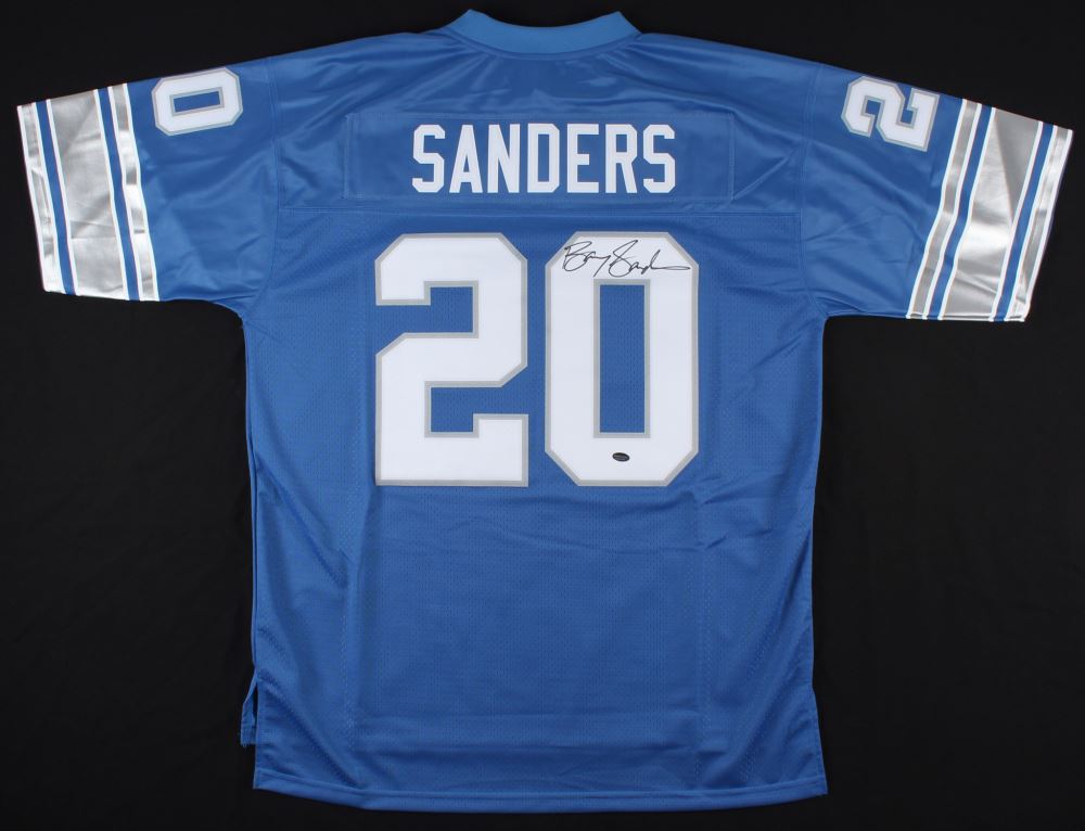 Barry Sanders Signed Lions Jersey (Schwartz Hologram)