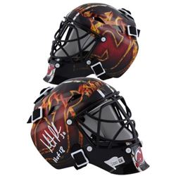 Martin Brodeur Signed Devils Mini Goalie Mask Inscribed  2018 HOF  (Fanatics Hologram)