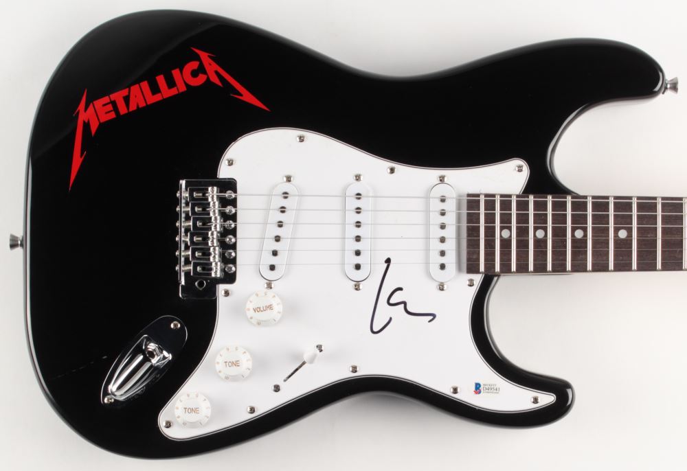 Lars Ulrich Signed "Metallica" 39" Electric Guitar (Beckett COA)