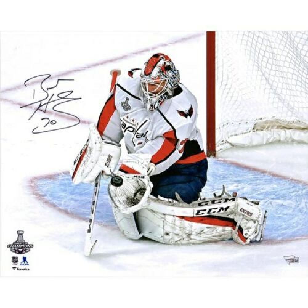 Photo Braden Holtby (Washington Capitals) – 8x10 Couleur – Reprint Avec Signature