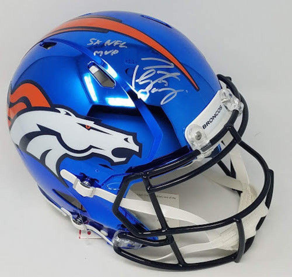 Peyton Manning Signed LE Denver Broncos Full-Size ...