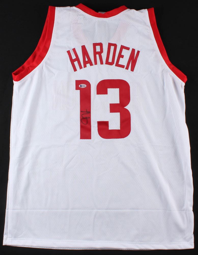 James Harden Signed Houston Rockets Jersey (Beckett COA)