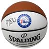 Image 1 : J.J. Redick Signed Philadelphia 76ers Logo Basketball (JSA COA)