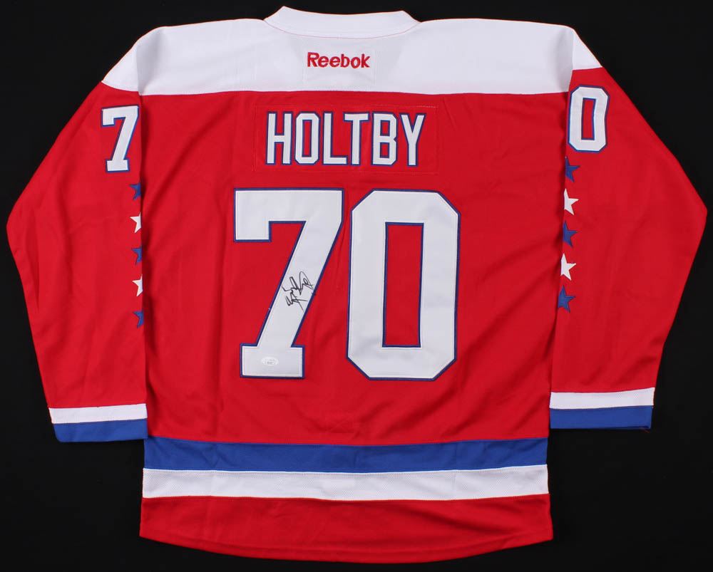 Braden Holtby Signed Washington Capitals Jersey (JSA COA)