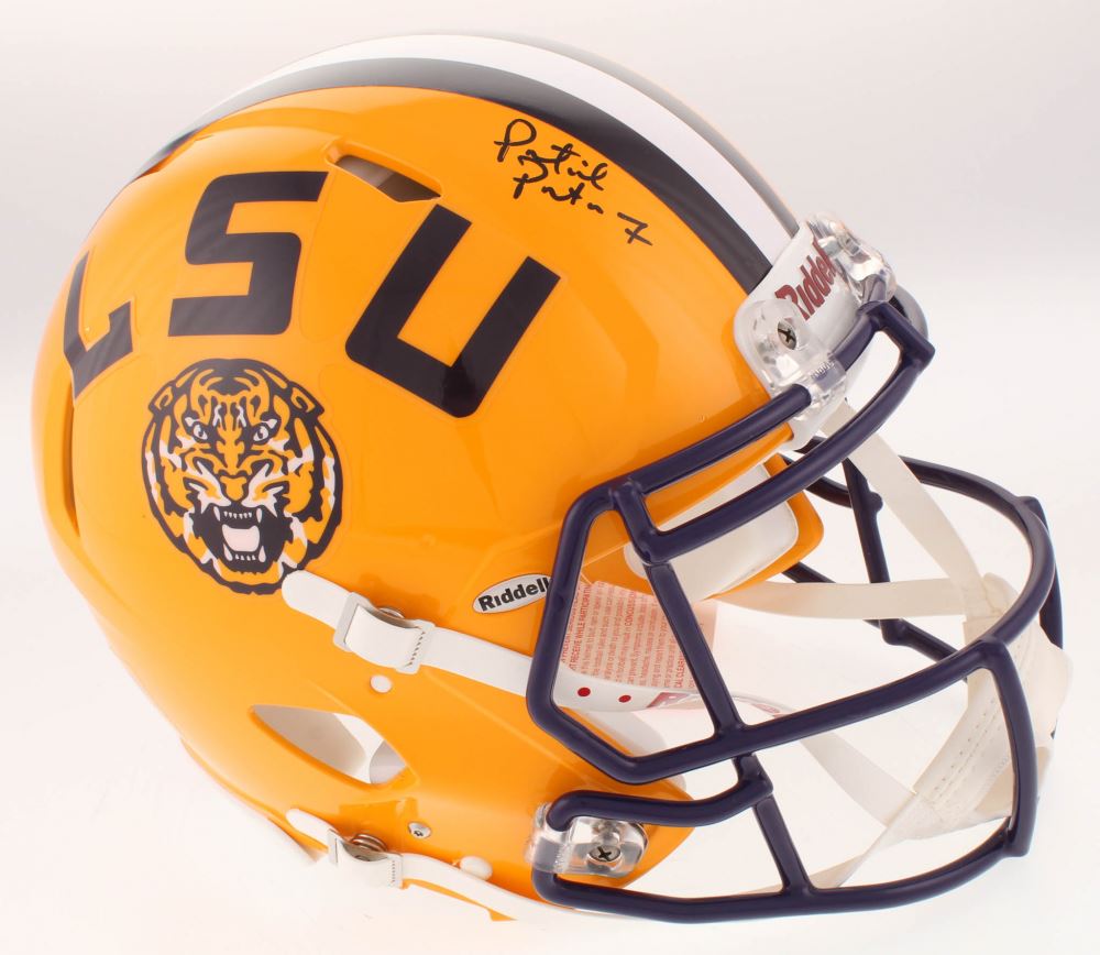 Patrick Peterson Signed LSU Tigers FullSize Speed Helmet (Radtke COA)