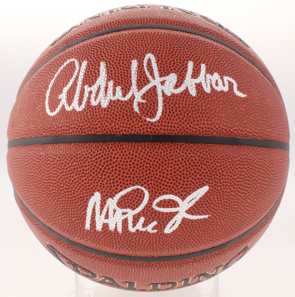 kareem abdul jabbar signed basketball