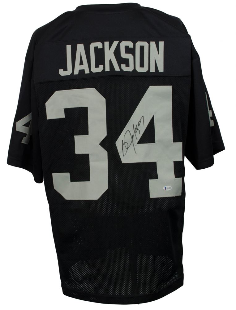 bo jackson signed raiders jersey