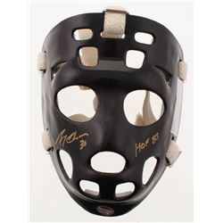 Gerry Cheevers Signed Throwback Goalie Mask Inscribed  HOF 85  (Schwartz COA)