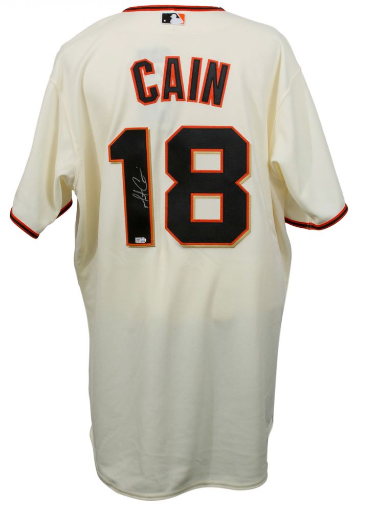 Matt Cain Signed San Francisco Giants Jersey (MLB Hologram)