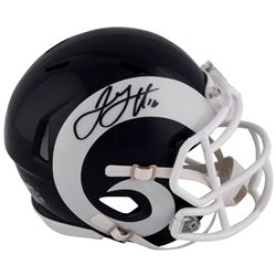 Jared Goff Signed Los Angeles Rams Mini Speed Helmet (Fanatics Hologram)