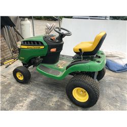 JOHN DEERE D100 RIDE ON LAWN MOWER (MOWER DECK NOT PICTURED)