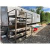 Image 1 : REMAINING LOOSE CONTENTS AROUND TRAILER INC. TARP, IRRIGATION PARTS, STAINLESS STEEL FRIDGE AND MORE