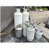 Image 1 : LOT OF 7 ASSORTED PROPANE TANKS