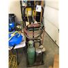 Image 1 : OXYACETYLENE SET WITH TANKS AND CART