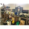 Image 1 : LOT OF FLUIDS, BOLTS, NUTS AND MISC. ON BACK WALL