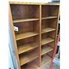 Image 1 : WOOD SHELVING UNIT, LATERAL FILE CABINET, DISHWASHER, AND ASSORTED WOOD FURNITURE IN SHOP