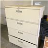 Image 3 : WOOD SHELVING UNIT, LATERAL FILE CABINET, DISHWASHER, AND ASSORTED WOOD FURNITURE IN SHOP