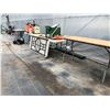 Image 1 : LOT OF ASSORTED TABLES IN GREEN HOUSE