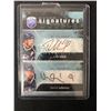 Image 1 : BE A PLAYER SIGNATURES DOUBLE NASH/ VYBORNY HCOKEY CARD