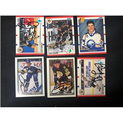 HOCKEY AUTOGRAPHED CARDS LOT