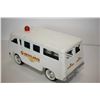 Image 2 : Vintage Nylint pressed tin ambulance with removable gurney, opening front and side doors 11" in leng