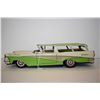 Image 1 : Vintage pressed tin 1959 Fairlane Ranch Wagon friction car with drop down tail gate, made in Japan, 