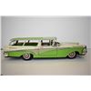 Image 2 : Vintage pressed tin 1959 Fairlane Ranch Wagon friction car with drop down tail gate, made in Japan, 