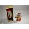 Image 1 : Two vintage wind-up toys including Santa Claus made in Occupied Japan with original box and a robot 