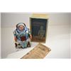 Image 1 : Russian made metal robot toy "Astronout with Raer" in original box and original instruction in Russi