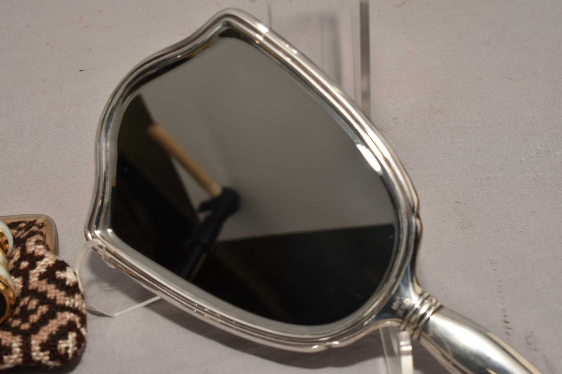 Birks Sterling Silver Dresser Set Including Hand Mirror Hairbrush