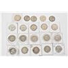 Image 2 : Twenty Canadian silver half dollars ranging from 1919-1964 and a 1967
