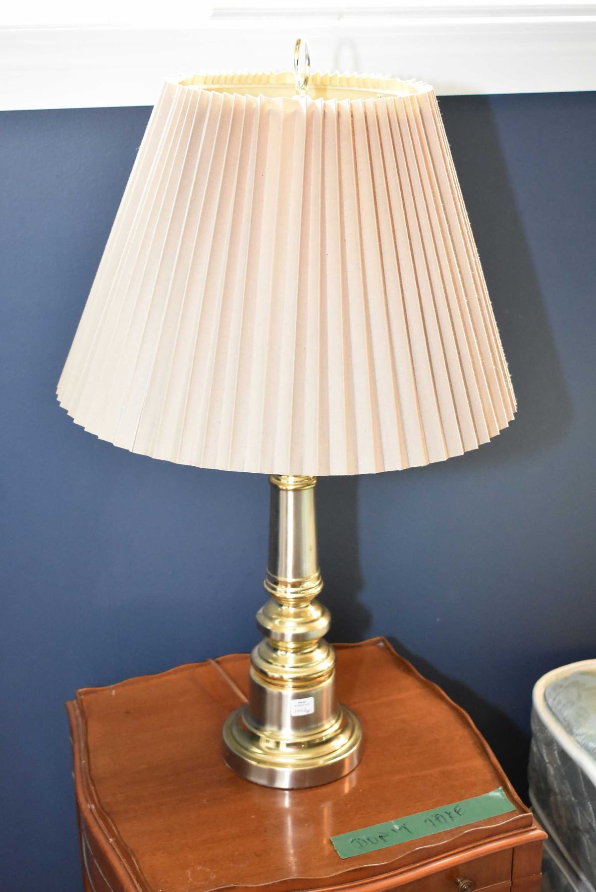 Pair of quality vintage brass table lamps