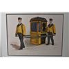 Image 2 : Pair of vintage hand coloured etchings including one featuring porters and one of chimney sweeps