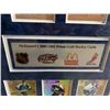 Image 2 : BEAUTIFULLY FRAMED 2001, 2002 PRISM GOLD HOCKEY CARD COLLECTION FEATURING MARK MESSIER, RYAN SMYTH, 