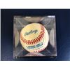 Image 2 : VINTAGE AUTOGRAPHED BASEBALL SIGNED BY THE ROLLING STONES FRONT MAN MICK JAGGER. WITH COA