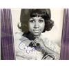 Image 2 : 11 x 14 ARETHA FRANKLIN AUTOGRAPHED PHOTO WITH COA. THE QUEEN OF SOUL