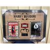 Image 1 : BEAUTIFULLY FRAMED, AUTOGRAPHED TRIBUTE TO THE WORLDS GREATEST MAGICIAN,  HARRY HOUDINI. COA INCLUDE