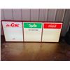 Image 1 : VINTAGE COCA COLA SIGN WITH LETTERS AND LIGHT