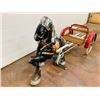 Image 2 : RARE! 1940s VINTAGE HORSE AND BUGGY PEDAL CAR. WOODEN SEAT. PAINTED METAL HORSE.