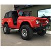 Image 1 : 1971 FORD BRONCO 4X4 CUSTOM 302 4 BBL CALYPSO CORAL ORANGE