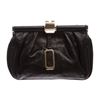 MCM Black Leather Small Clutch