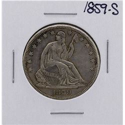 1859-S Seated Liberty Half Dollar Coin