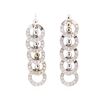 Image 1 : 0.70 ctw Diamond Earrings - 14KT White Gold