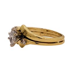 0.30 ctw Diamond Ring - 14KT Yellow Gold