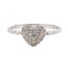 Image 2 : 0.15 ctw Diamond Ring - 14KT White Gold