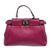 Image 1 : Fendi Pink Nappa Leather Peekaboo Micro Crossbody Handbag